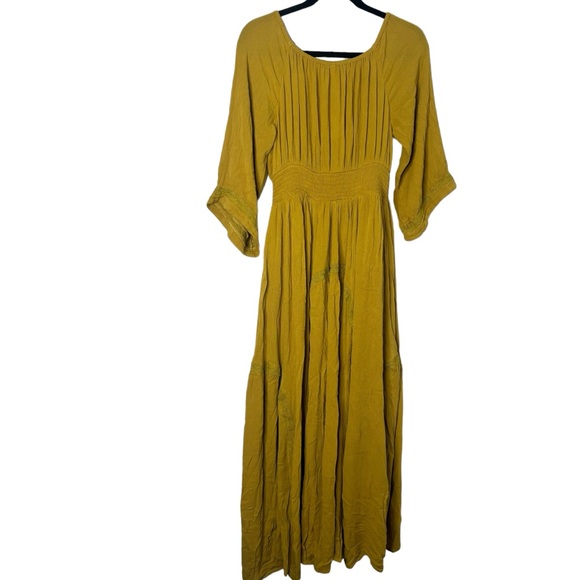 Free People Dixie Maxi Dress Yellow - Picture 5 of 7